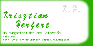 krisztian herfert business card